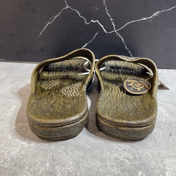 Pali Hawaii Unisex Slides Brown Size 8m - Picture 4 of 8